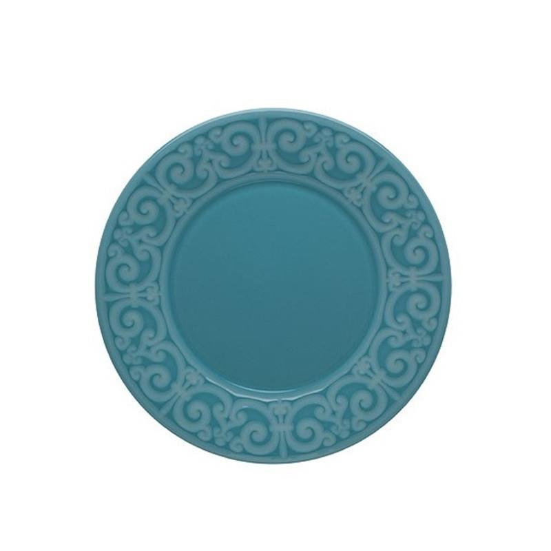 PLATO LLANO AZUL 28CM 0