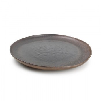 CLARO PLATO LLANO 28 CM ORO GRAFITO0.jpg