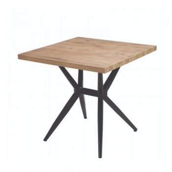 MESA ARMAZON NEGRO TABLERO 70X70 MELAMINA ROBLE0.jpg