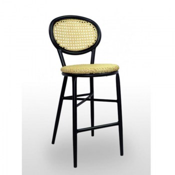 TABURETE ALUMINIO NEGRO RESPALDO REJILLA RATTAN0.jpg