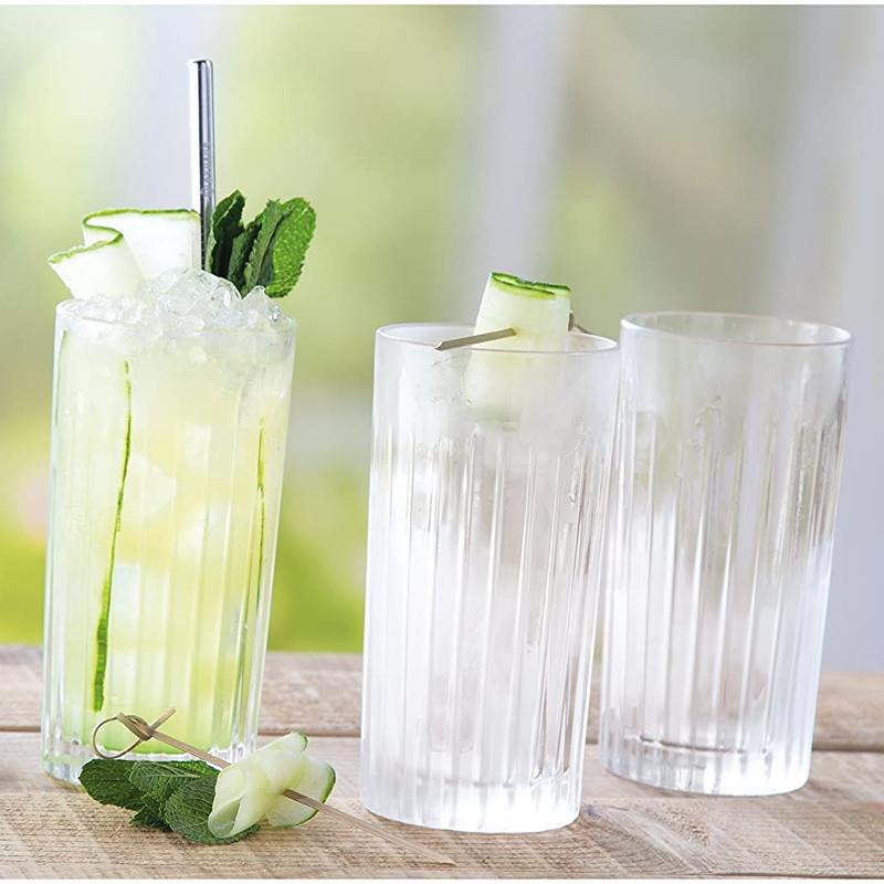 vaso tallado alto timeless